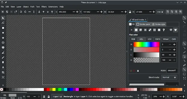 Inkscape screenshot