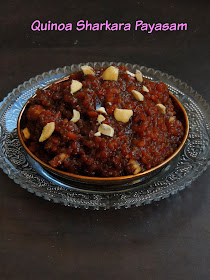 Quinoa Sharkara payasam, Nei Payasam with quinoa