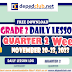 GRADE 2 DAILY LESSON LOG (Quarter 2: Week 3) NOVEMBER 20-24 2023