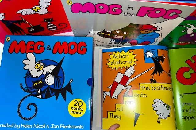 20 book set of Meg & Mog picture books