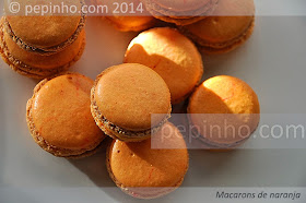 Macarons de naranja