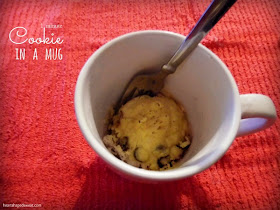 cookie in a mug recipe, make a cookie in a mug recipe