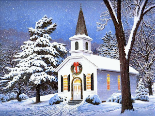 Beautiful Christmas Scenes Wallpaper For Computer