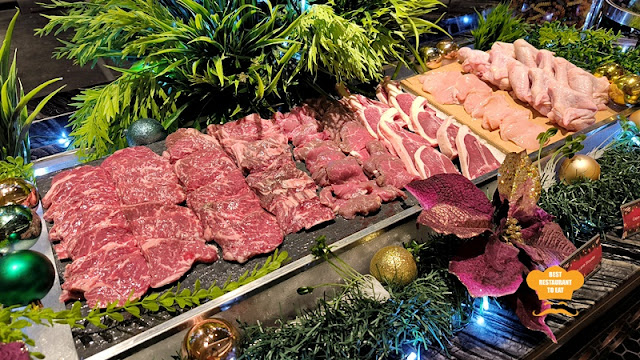 One World Hotel Christmas and New Year Menu Wagyu Beef And Grilled Lamb Chop