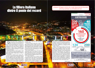 LUGLIO 2020 pag. 38 - La filiera italiana dietro il ponte dei record