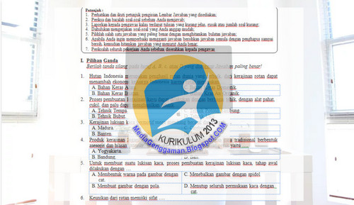 Soal UTS SMP Prakarya Kelas 9 K13 Kurikulum 2013 Revisi Semester 1 Media Genggaman Soal PAS, UAS, PTS