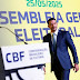 Candidato único, Samir Xaud é eleito presidente da CBF
