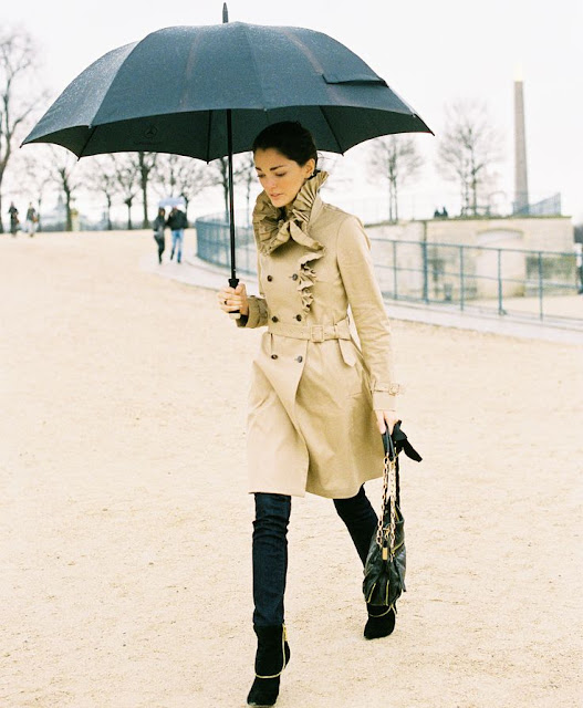 Sete dias sete looks para dias de chuva das street style