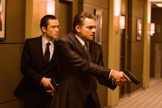 leonardo dicaprio inception squint. DiCaprio and Gordon-Levitt