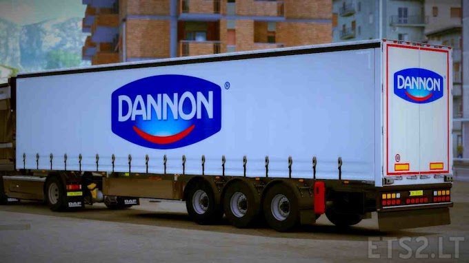 [ETS2 1.32] MohSkinner – Trailer Skins – Danone