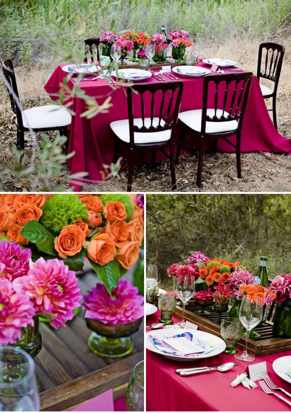 above tablescape via Cook Carter Event Company wedding tablescapes