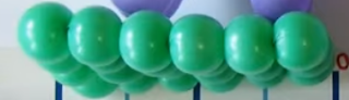 Unterlage für Ballonfiguren.