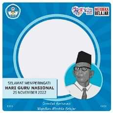 desain twibbon hari guru nasional 2022