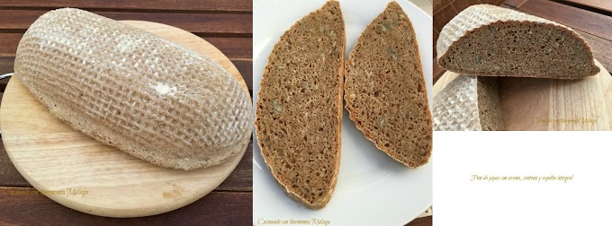 Pan de pipas con avena, centeno y espelta integral