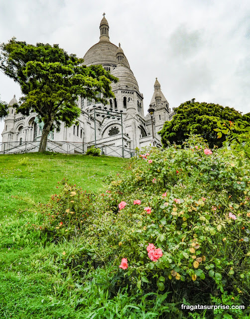 Basílica de Sacre Coeur em Montmartre, Paris