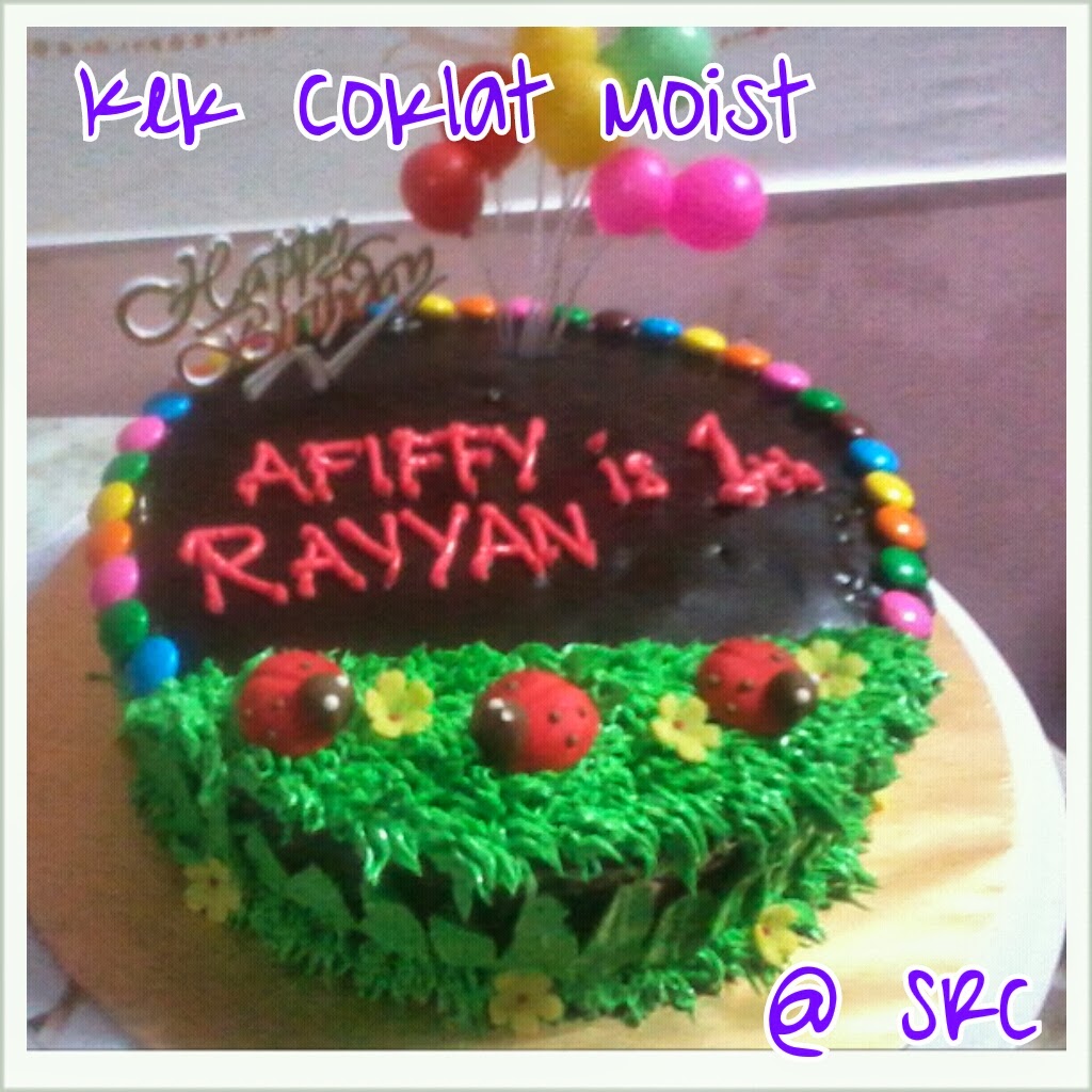 Sweet red cherry: ORDER KEK BIRTHDAY: KEK COKLAT MOIST & YAM SPONGE ...