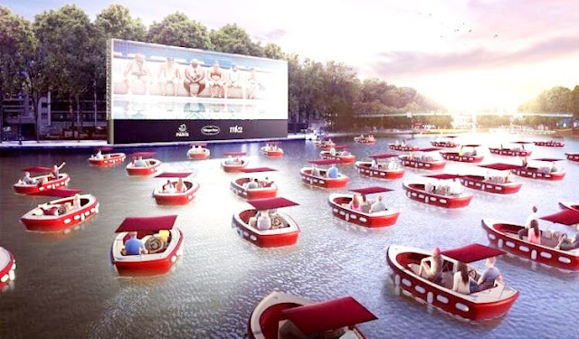 Floating Movie Theater Comes to Paris