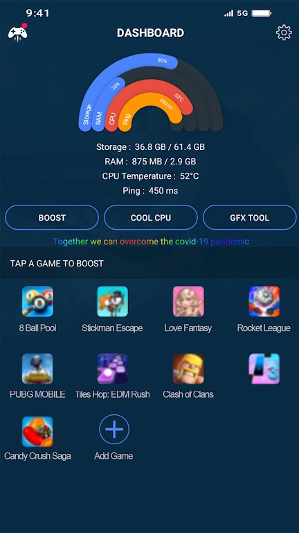 GFX Game Booster app giảm lag cho android