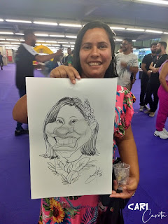 Caricaturista em Recife EXPOISP 2023