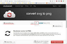 Screenshot der Website "cloudconvert"