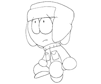 #2 Kyle Broflovski Coloring Page