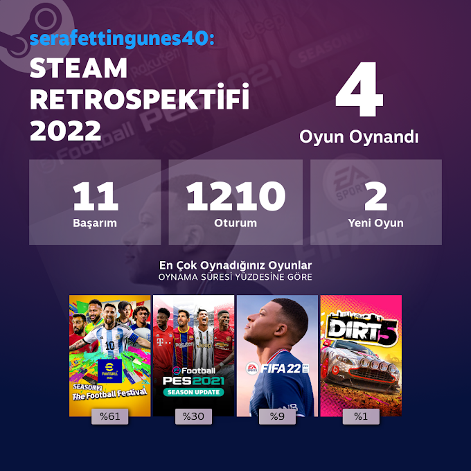 STEAM RETROSPEKTİFİ 2022