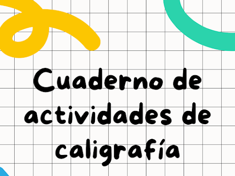 Cuaderno de actividades de caligrafía