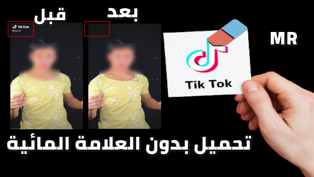 كيفية تنزيل فيديو من تيك توك و ازالة العلامة المائية Tik Tok