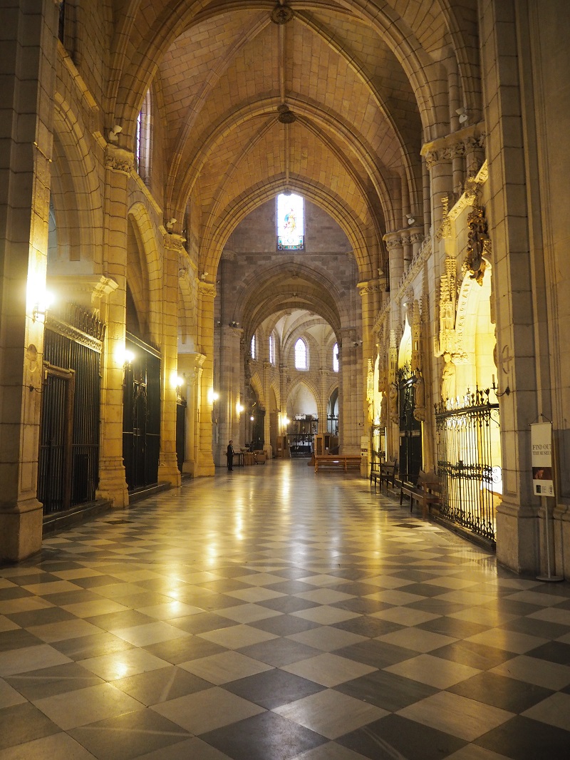 inside Murcia's cathedral