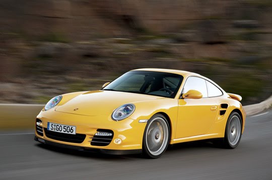 Porsche 911 Turbo Yellow Alice. a yellow Porsche.” — Alice