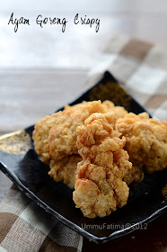 ayam goreng crispy / crispy fried chicken