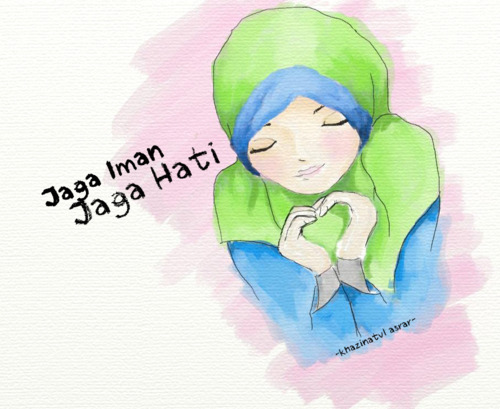  Wallpaper  Gambar  Kartun  Muslimah  Keren  Terbaru  Deloiz  