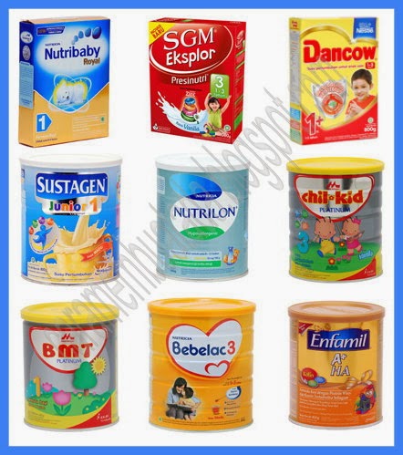 Harga Susu Bayi Bebelac, Nutrilon, SGM, Dancow