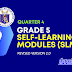 Grade 5 - Quarter 4 Self-Learning Modules (SLM) - ALL SUBJECTS! | Free Download