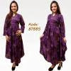 model baju long dress batik terbaru