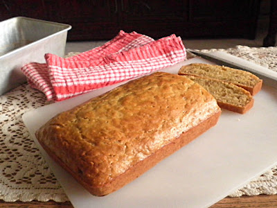 Banana Coconut  Loaf Recipe @ treatntrick.blogspot.com