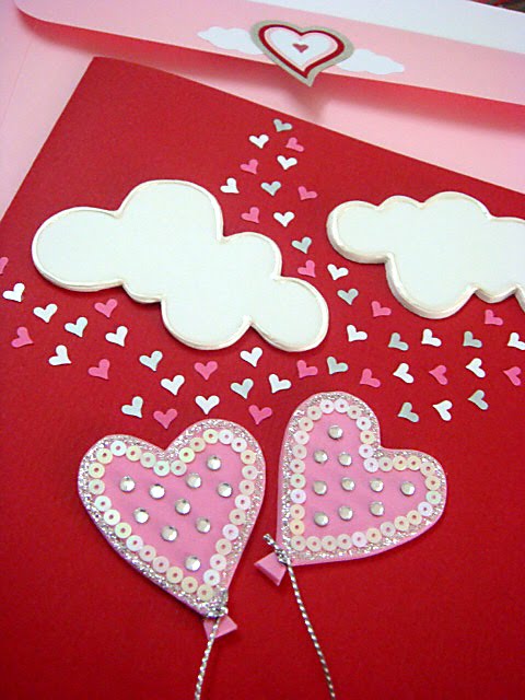 Lin Handmade Greeting Cards: Love is in the air! ;)