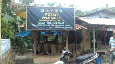 PPKM di Kuduk-kuduk, Batasi Warga Keluar Masuk Dusun