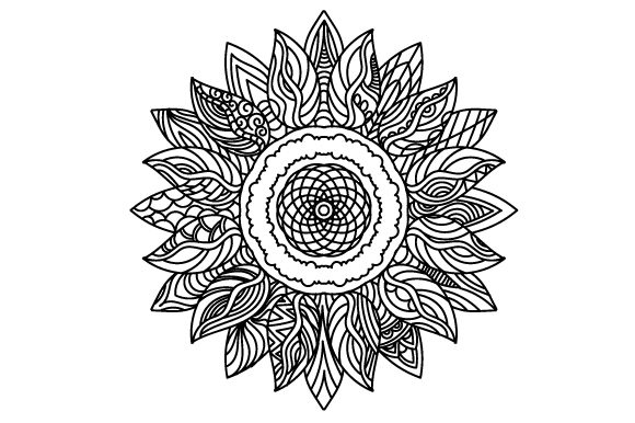Download Free Svg Sunflower Mandala - 109+ SVG Images File for Cricut, Silhouette and Other Machine