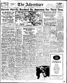 Adelaide, Australia, Advertiser, 17 March 1942 worldwartwo.filminspector.com