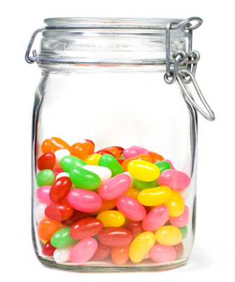 jelly beans in a jar. jelly beans in a jar. jelly