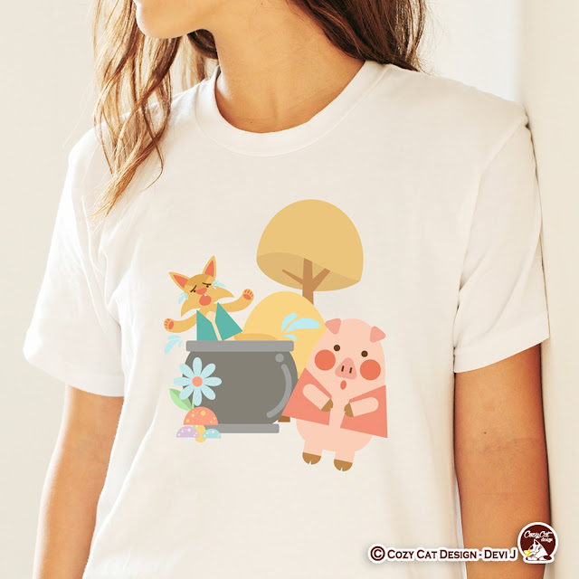 3 lil pigs t-shirt