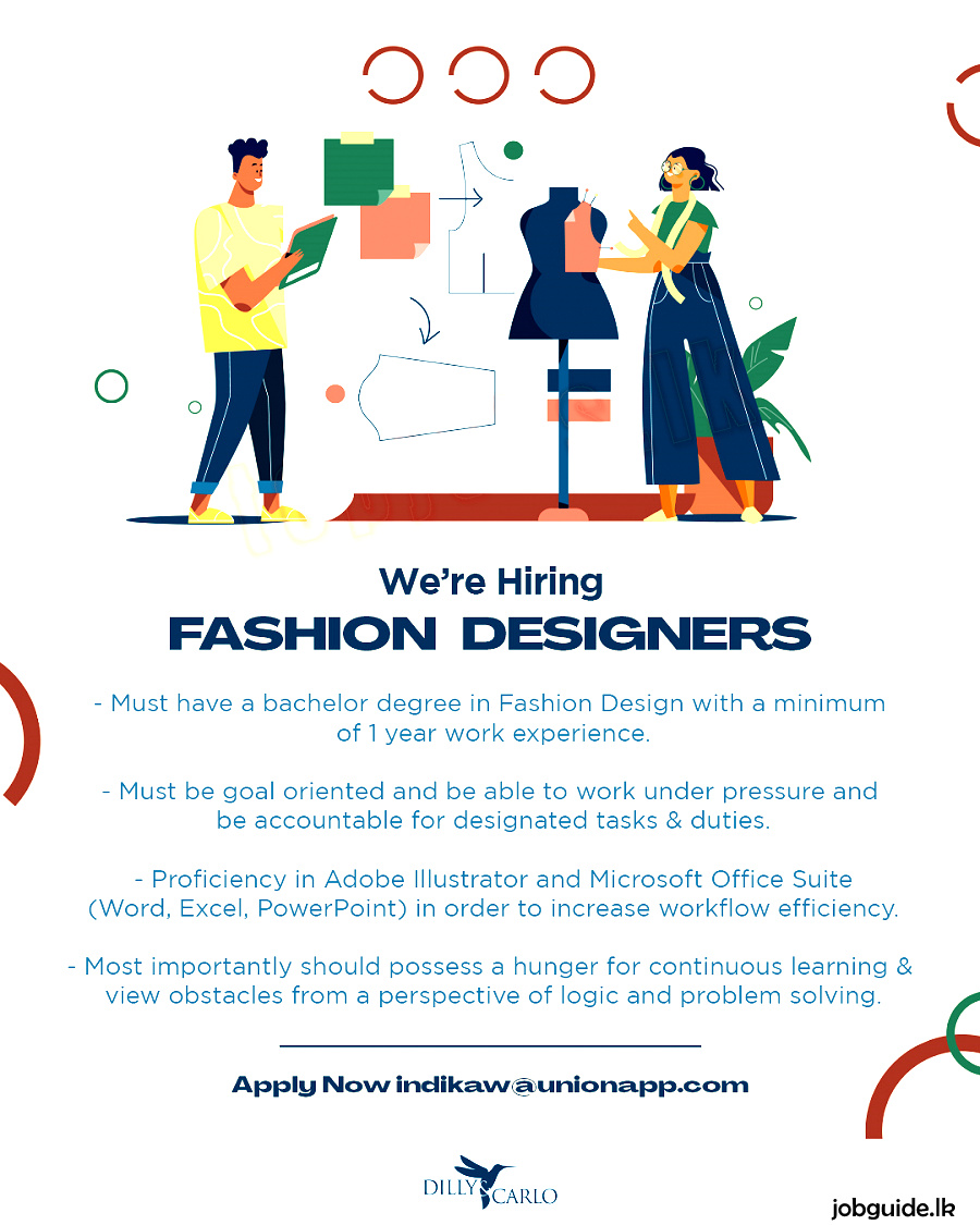 Fashion Designer Jobs In November 2022