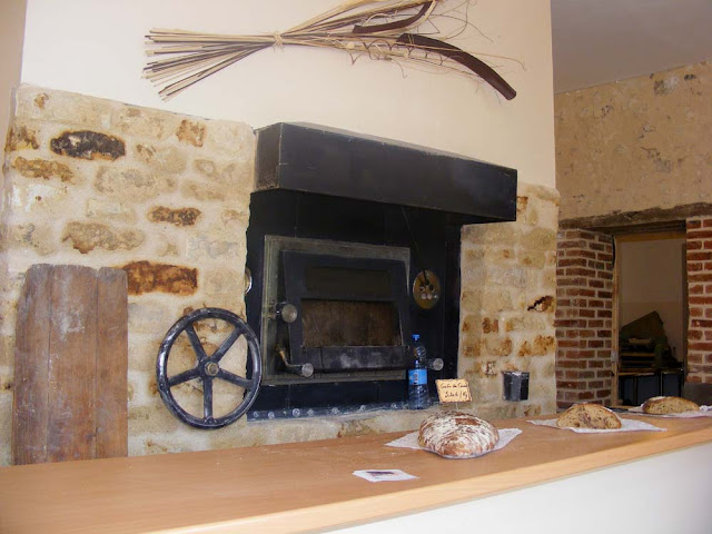 Bread oven in a bakery, Indre et Loire, France. Photo by Loire Valley Time Travel.