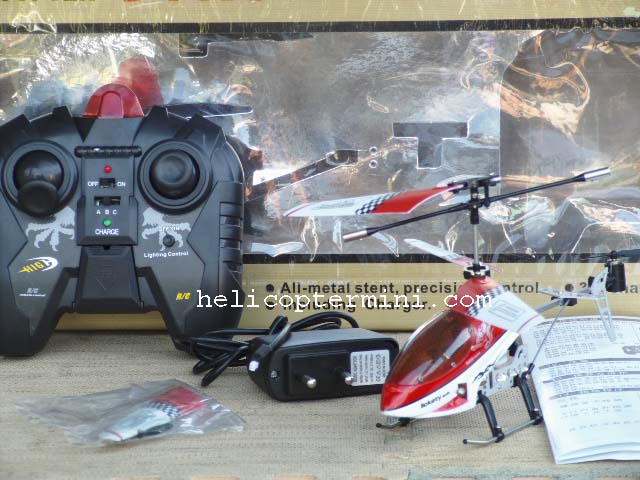 Copter Die cast Metal w/gyro helicopter remote control 