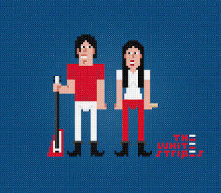 The White Stripes - Cross Stitch PDF Pattern Download