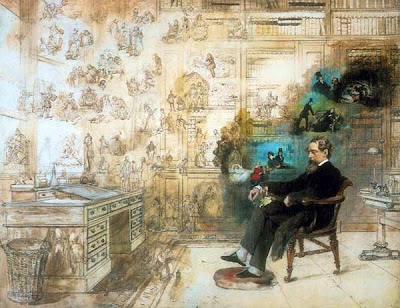  Dickens' Dream - Robert W. Buss (1804-1875)  