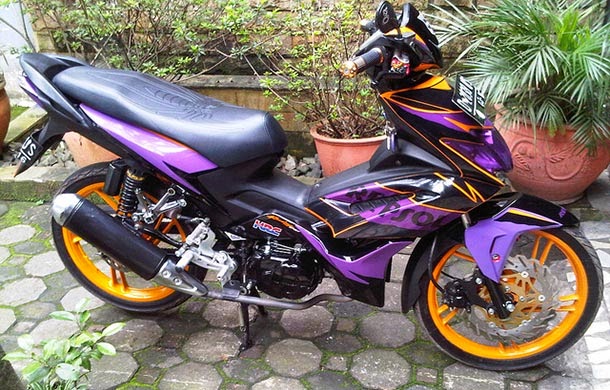 gambar modifikasi motor honda blade