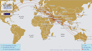 . de Qatar Airways et de Etihad Airways et de leur place aéroportuaire . (etihad airways)