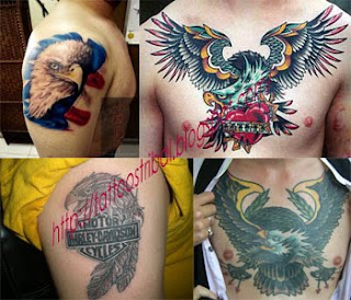 Tribal Eagle Tattoos for Men